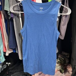 a.n.a Blue tank Top